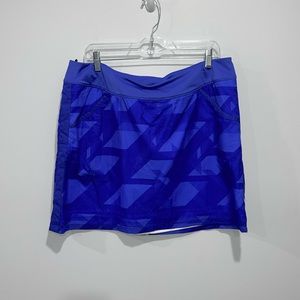 Nike Golf Tour Performance skirt royal blue size large NEW
